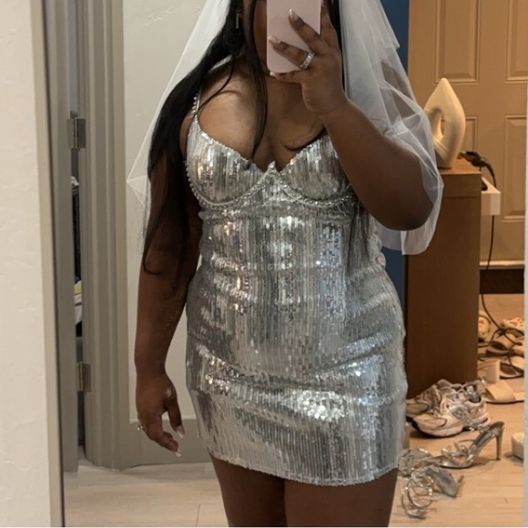Sequin Whitefox dress - Picture 1 of 2